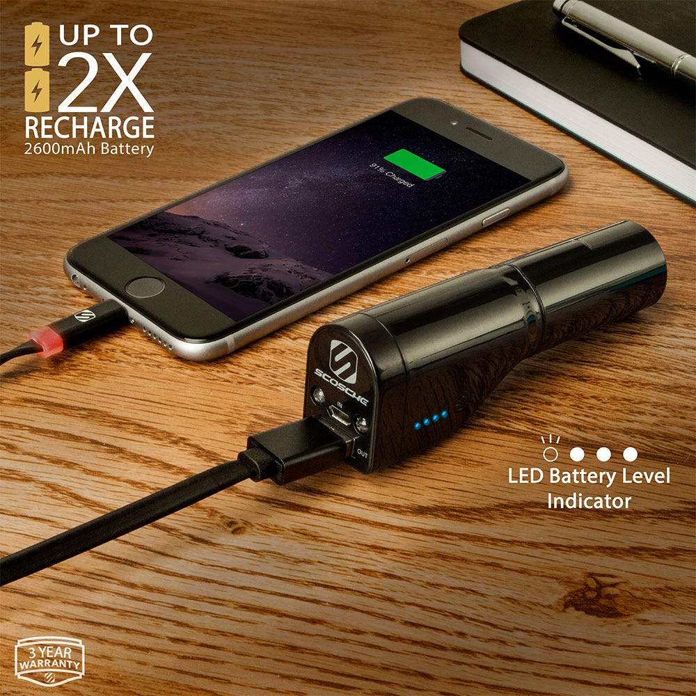 3-in-1 Power bank with Emergency Flashlight GoBat™ 2600 - Image 4