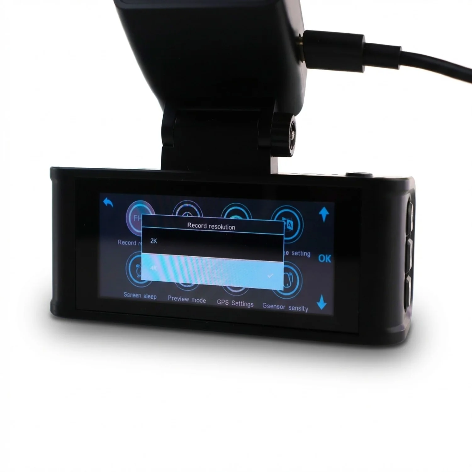 ISS DVRLC-K1 4K Dual Dash Cam Front and Rear with Wi-Fi & GPS - Image 5