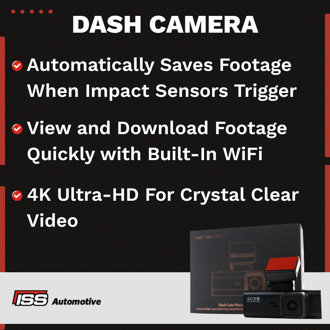 ISS DVRLC-K1 4K Dual Dash Cam Front and Rear with Wi-Fi & GPS - Image 8