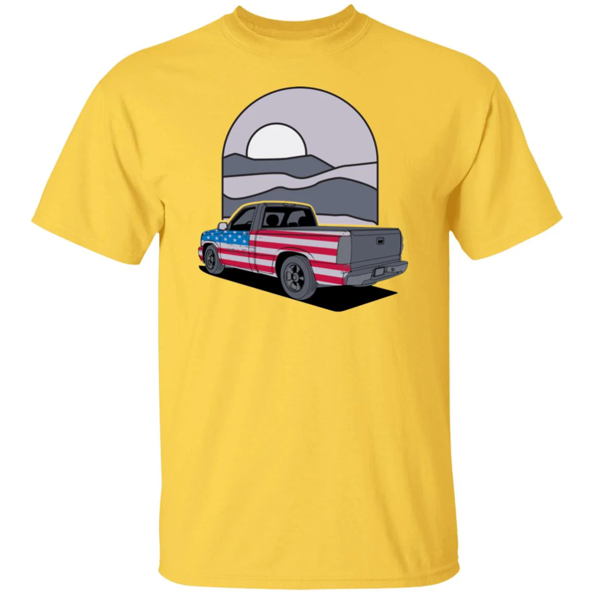 Chevy Silverado Shirt - Flag Style - Image 4