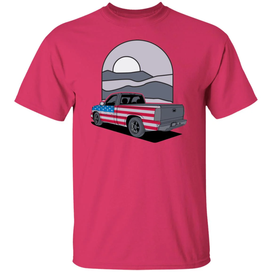 Chevy Silverado Shirt - Flag Style - Image 5
