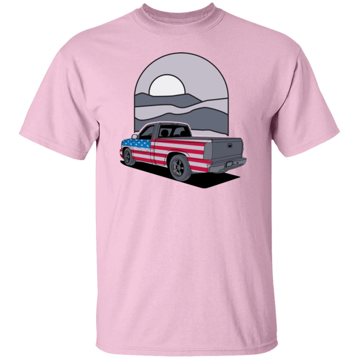 Chevy Silverado Shirt - Flag Style - Image 7